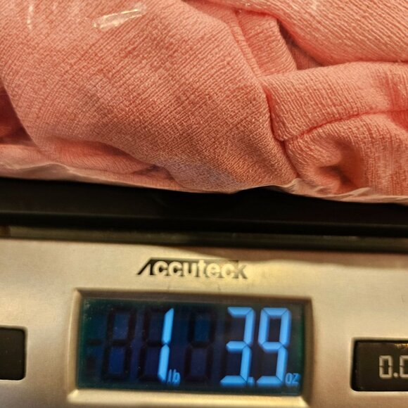 White Stag Womens 22W/24 Pink midi Dress feminine Embroidery Rayon office modest - Picture 12 of 12